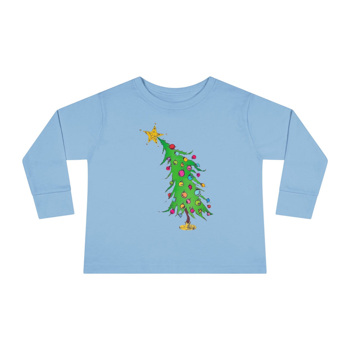 Welcome Christmas Toddler Long Sleeve Tee