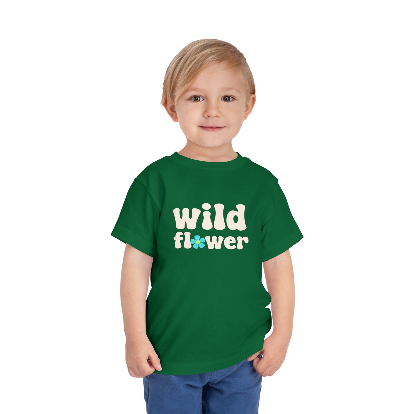 Wild Flower Toddler Short Sleeve Tee