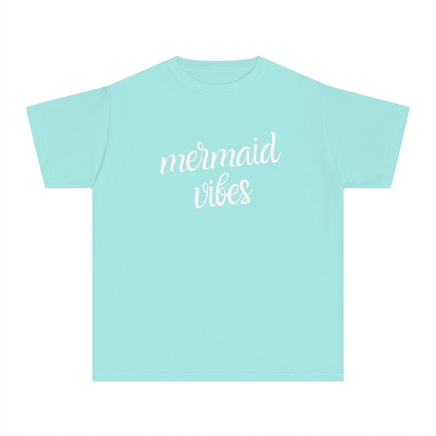 Kids Mermaid Vibes Garment Washed Tee