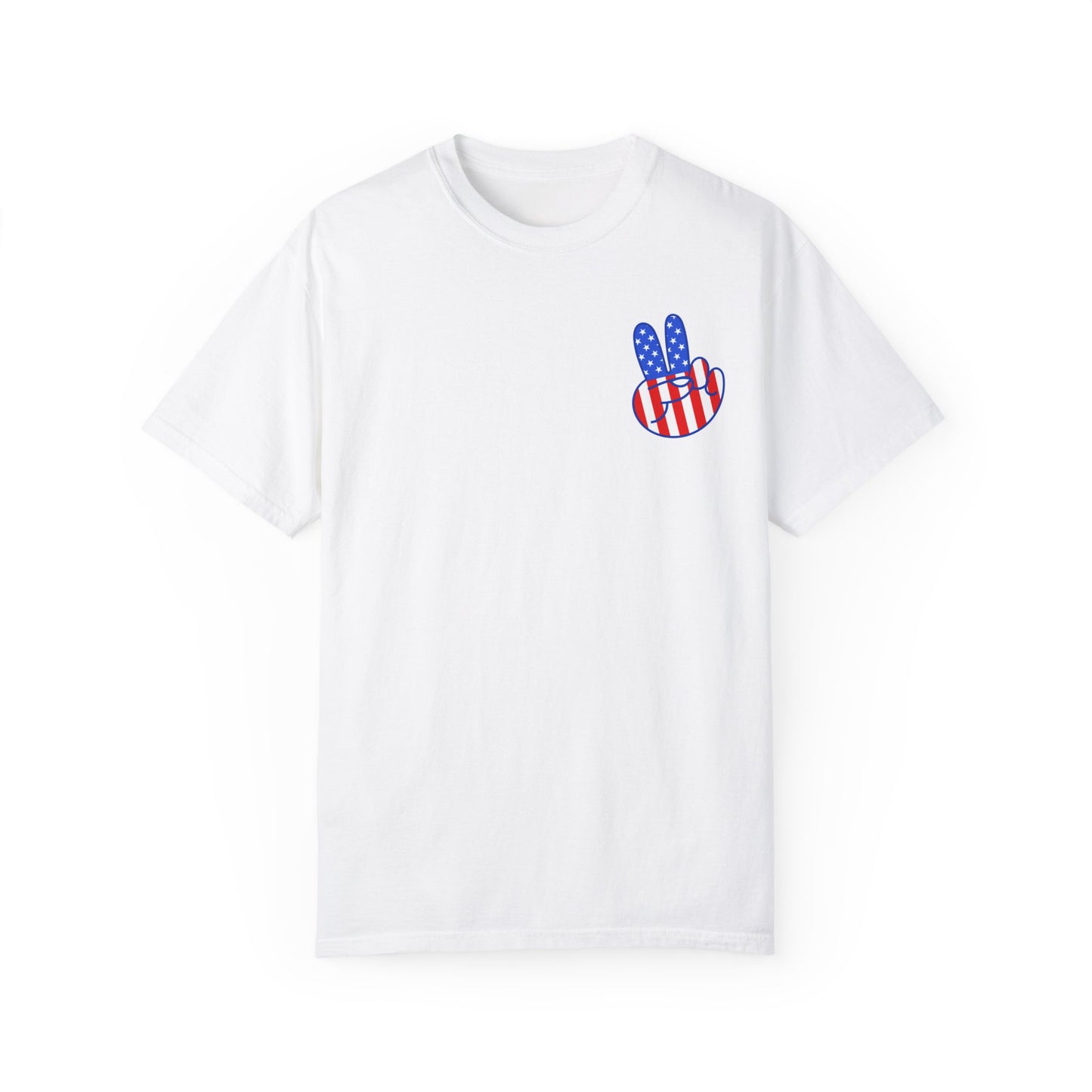 Peace Love Freedom Comfort Colors Garment-Dyed T-shirt
