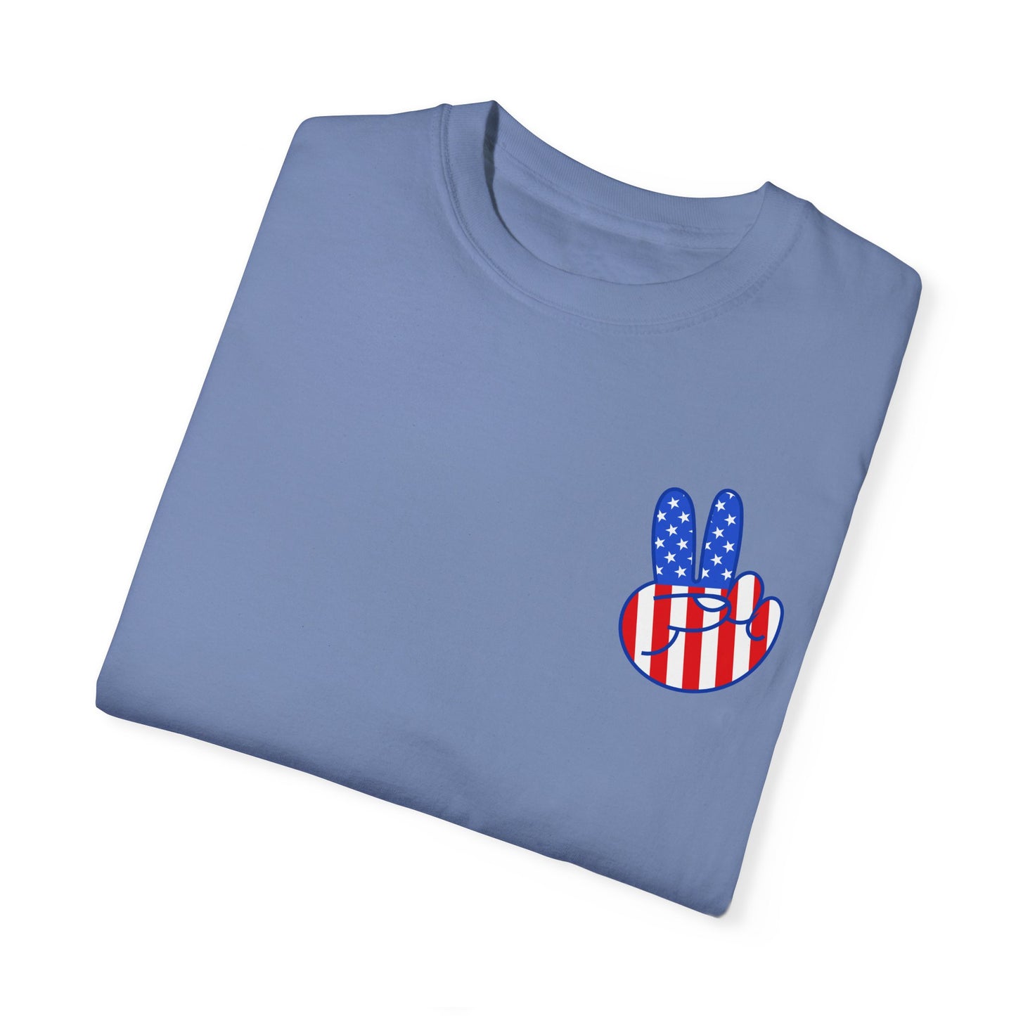 Peace Love Freedom Comfort Colors Garment-Dyed T-shirt
