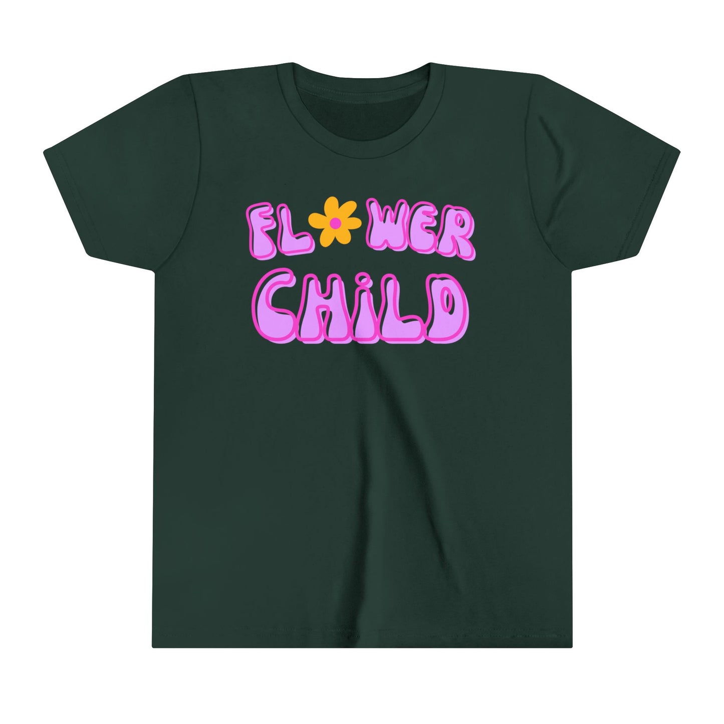 Flower Child Youth Short Sleeve Tee
