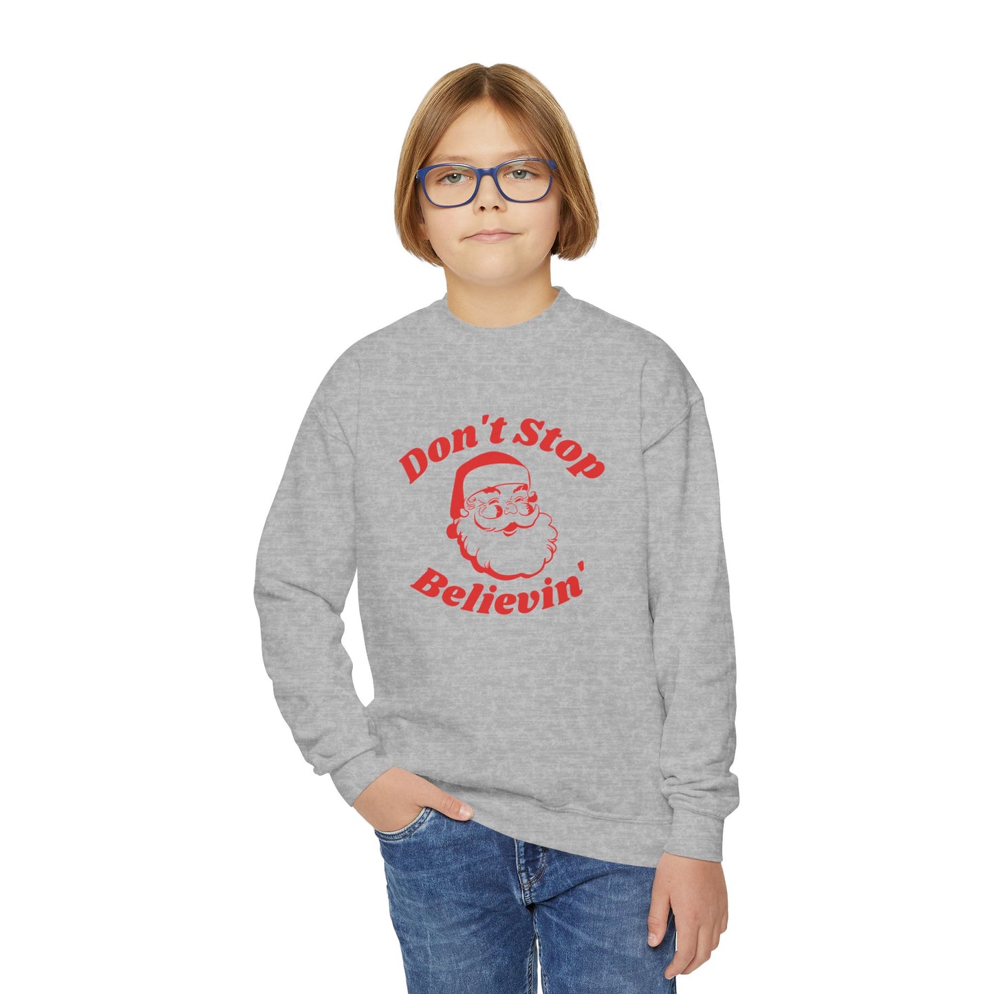 Don't Stop Believin' Youth Crewneck Sweatshirt