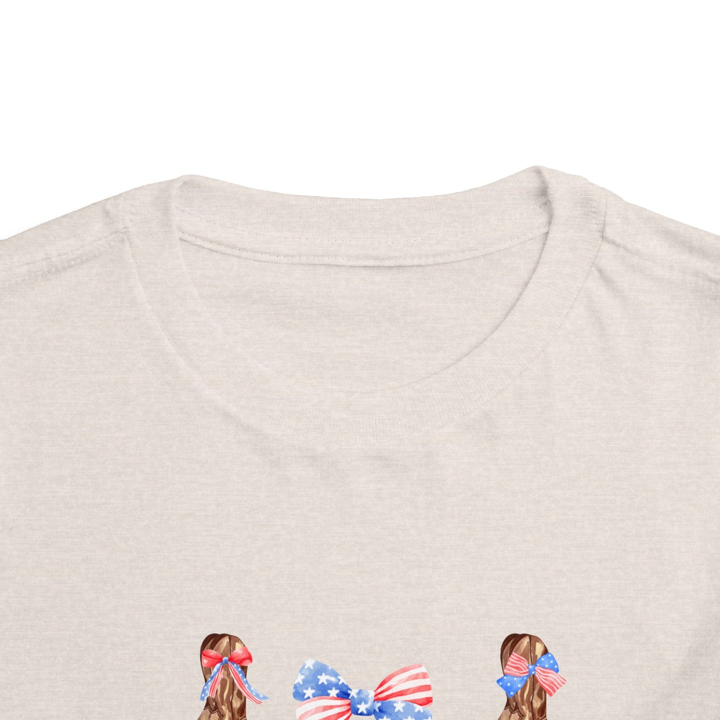 All American Boots & Bows Toddler Short Sleeve Tee