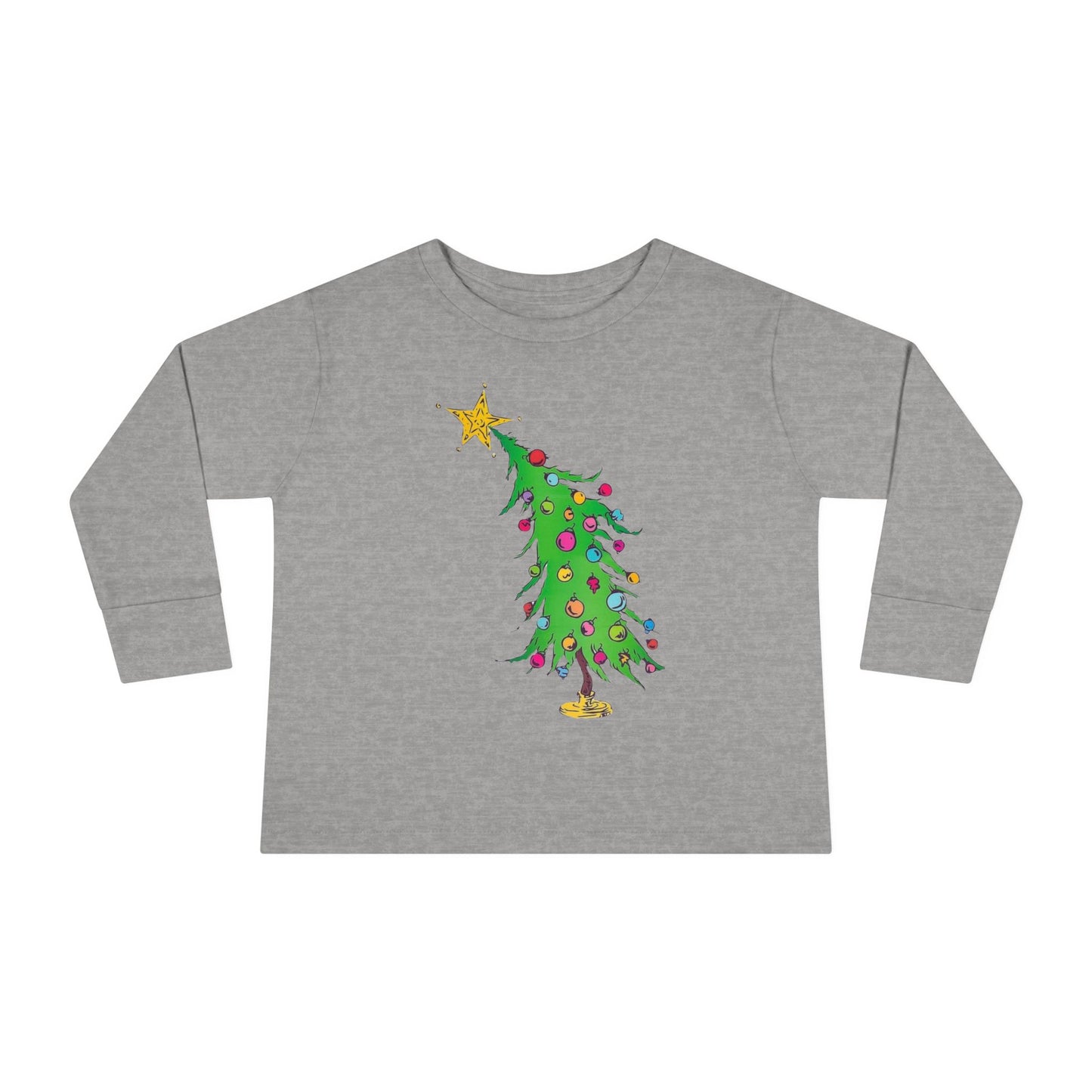 Welcome Christmas Toddler Long Sleeve Tee