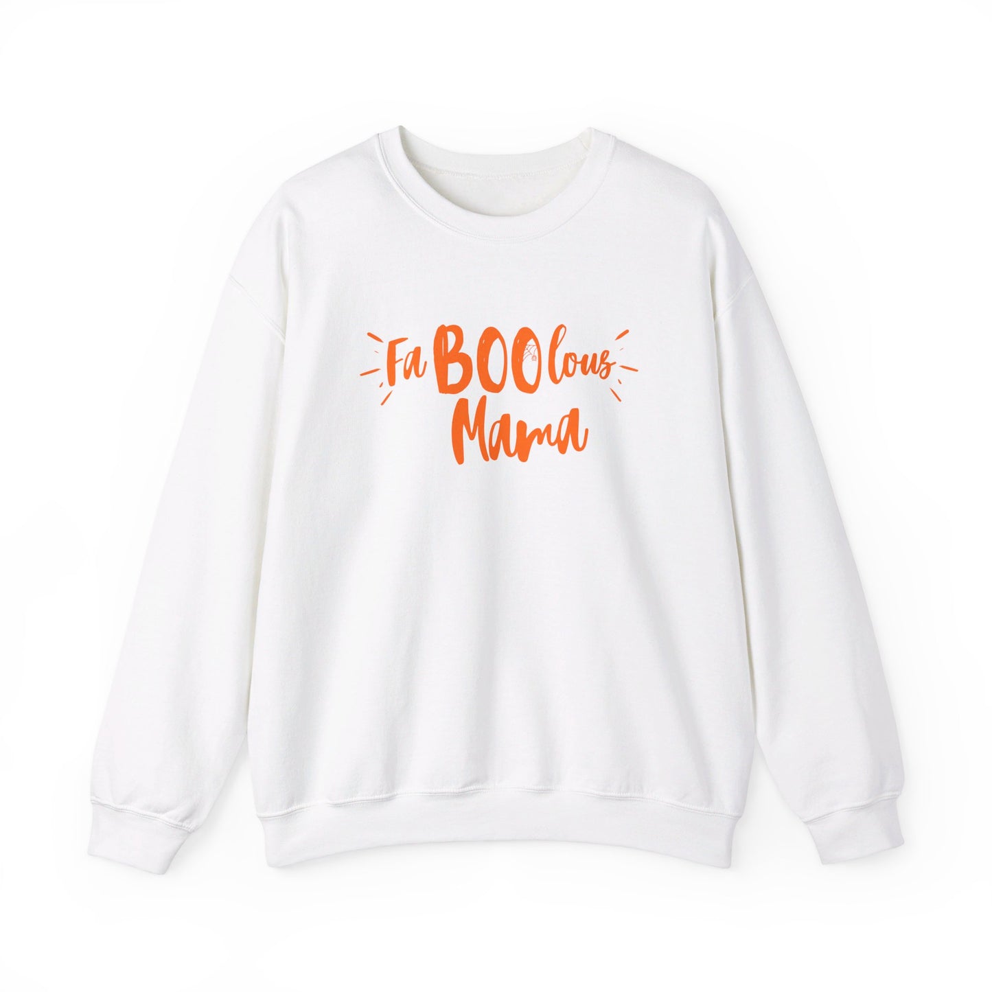Orange You Glad You're A FaBOOlous Mama Crewneck Sweatshirt