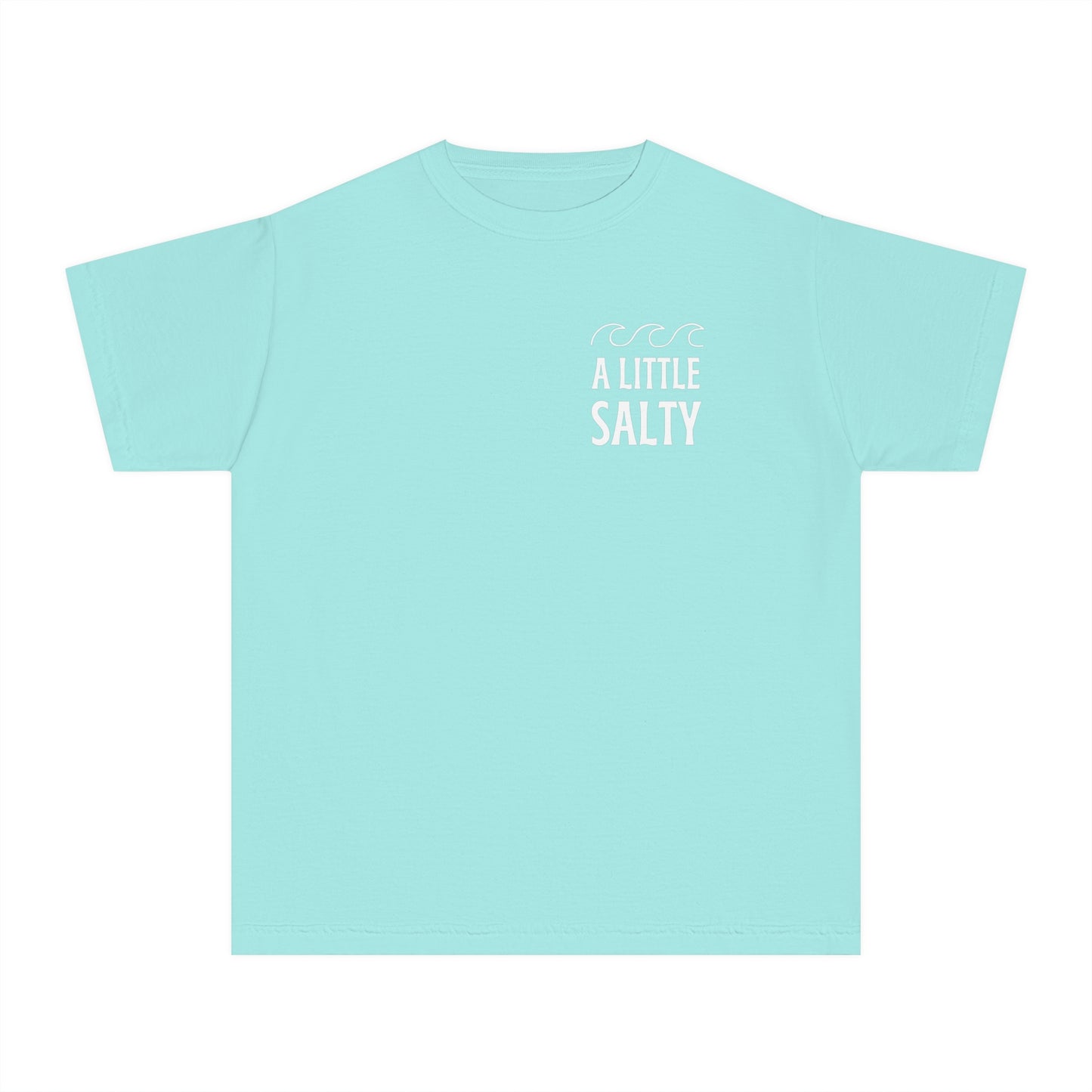Kids A Little Salty Garment Washed Tee