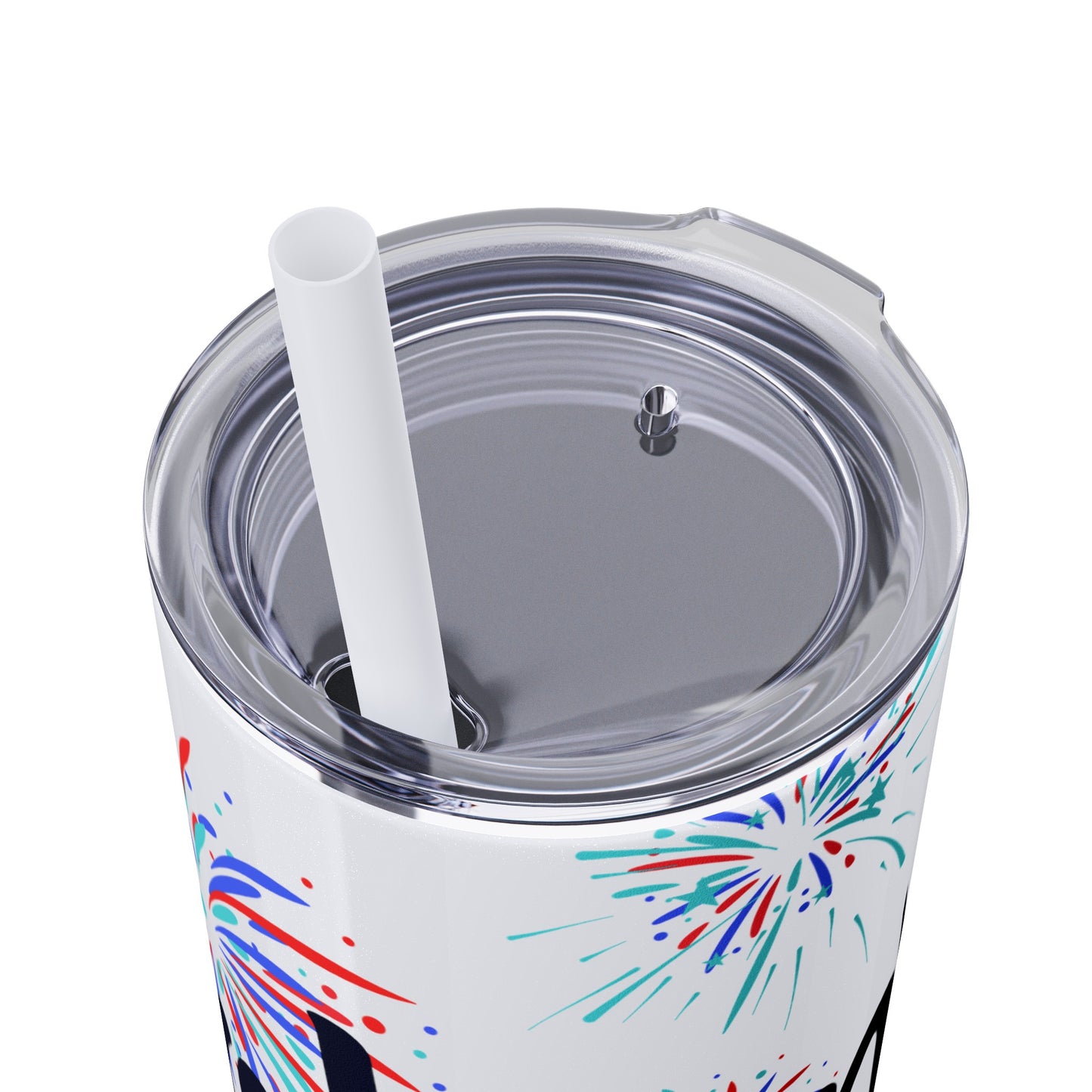Oh My Stars Skinny Tumbler with Straw, 20oz