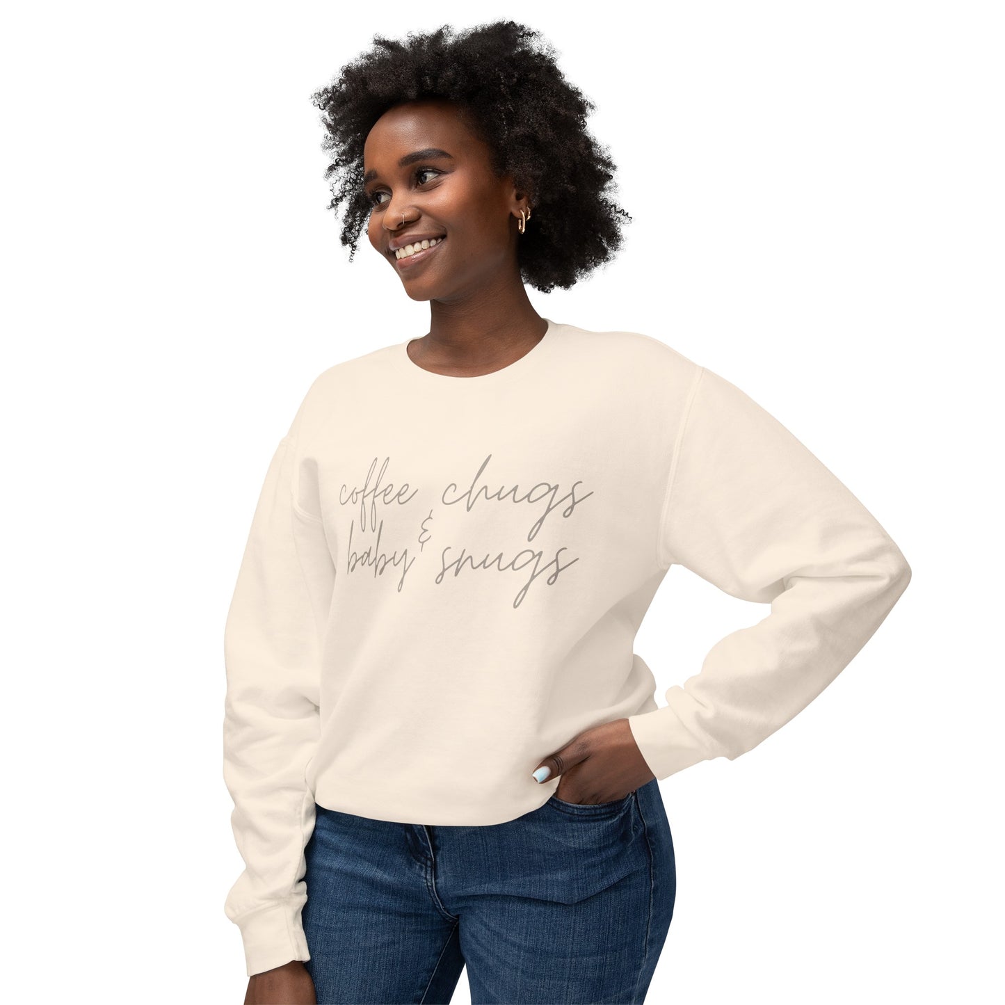 Coffee Chugs & Baby Snugs Crewneck Sweatshirt