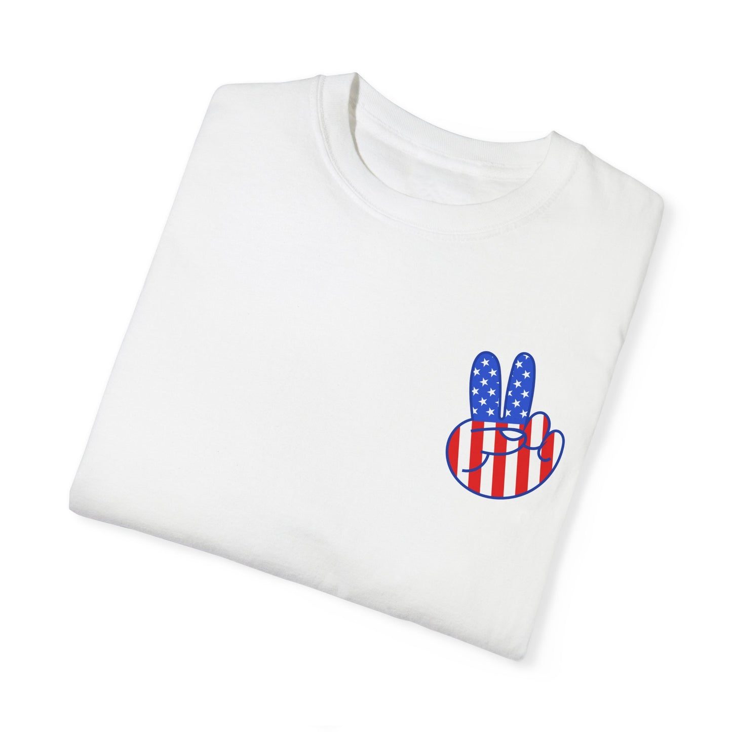 Peace Love Freedom Comfort Colors Garment-Dyed T-shirt