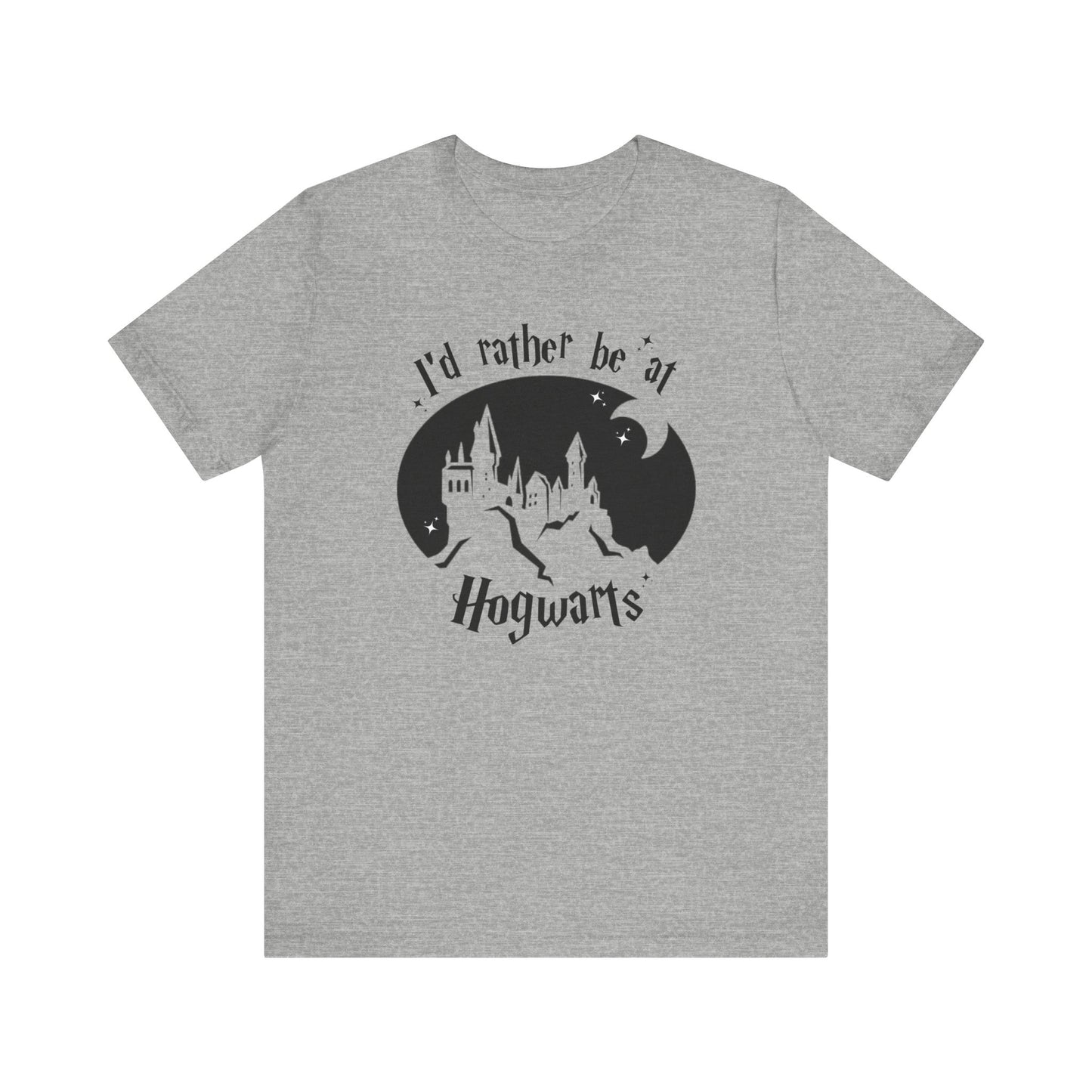 I'd Rather Be At Hogwarts Short Sleeve Tee