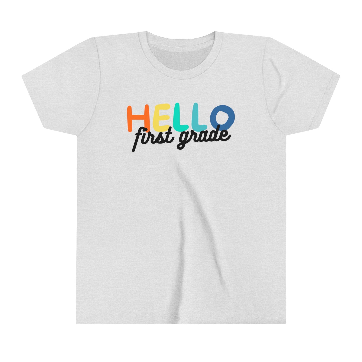 Hello 1st Grade Youth Short Sleeve Tee