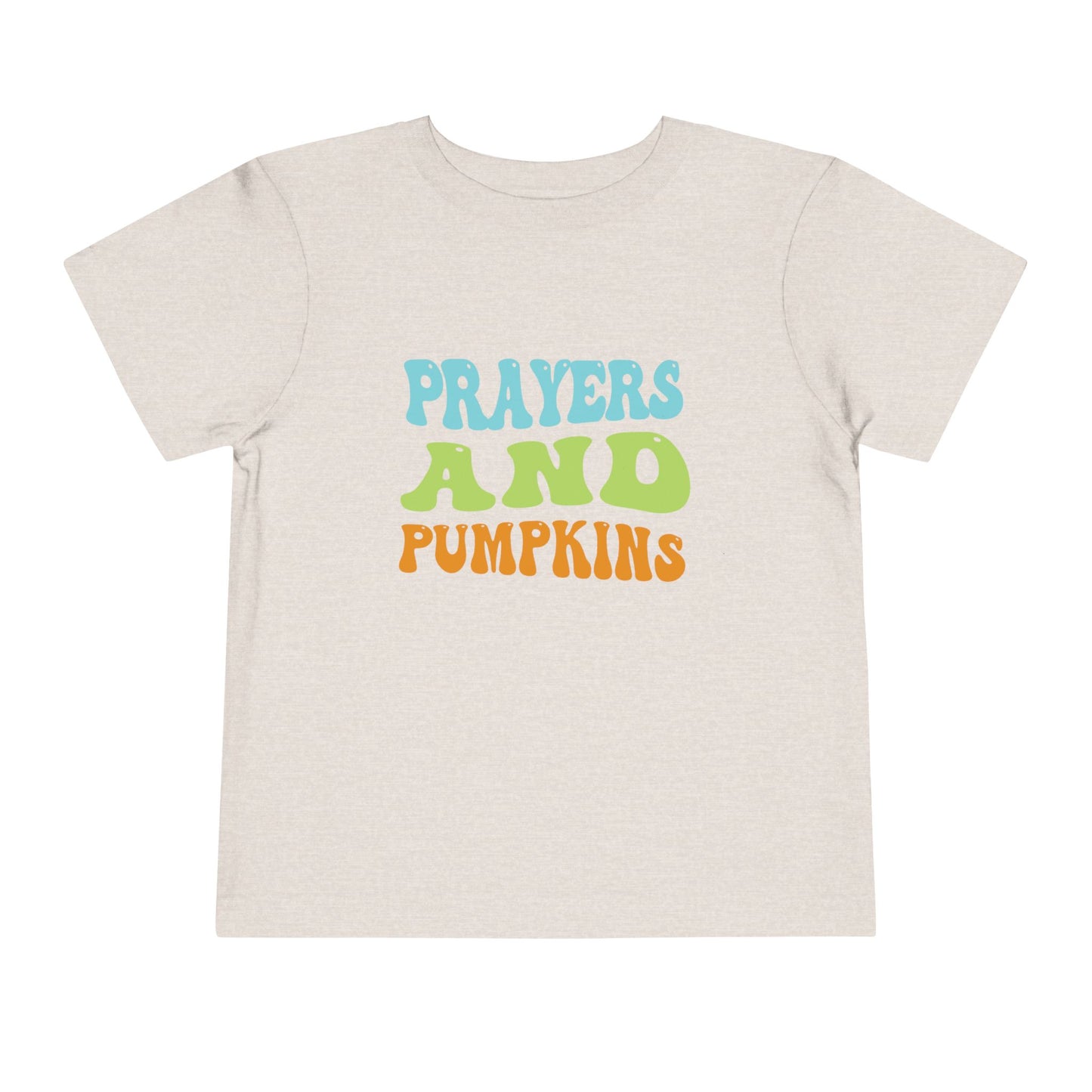 Toddler Prayers & Pumpkins Short Sleeve Tee