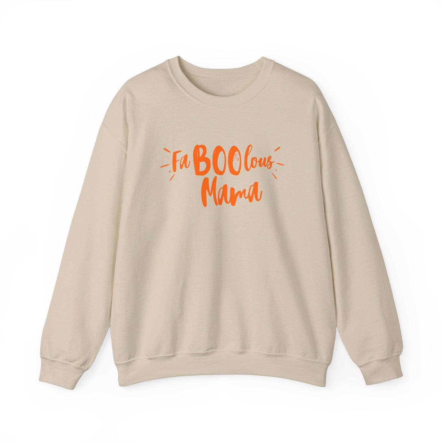 Orange You Glad You're A FaBOOlous Mama Crewneck Sweatshirt