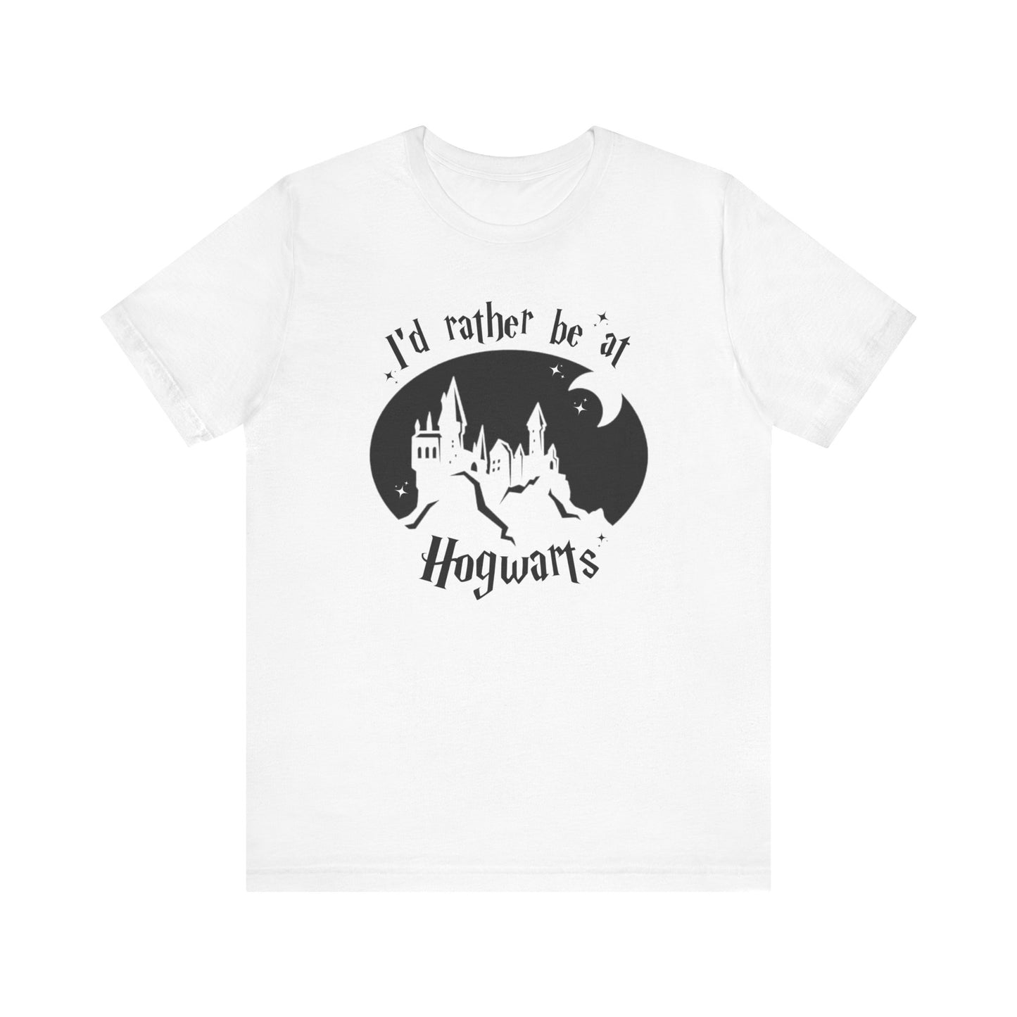 I'd Rather Be At Hogwarts Short Sleeve Tee