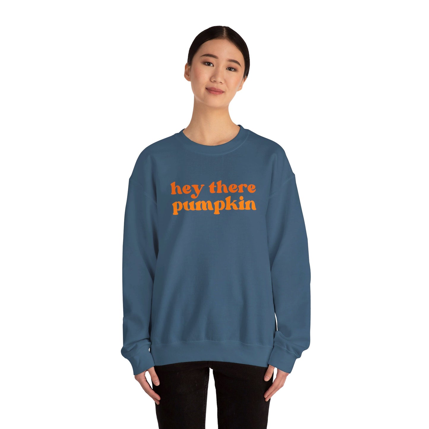 Hey There Pumpkin Adult Crewneck Sweatshirt