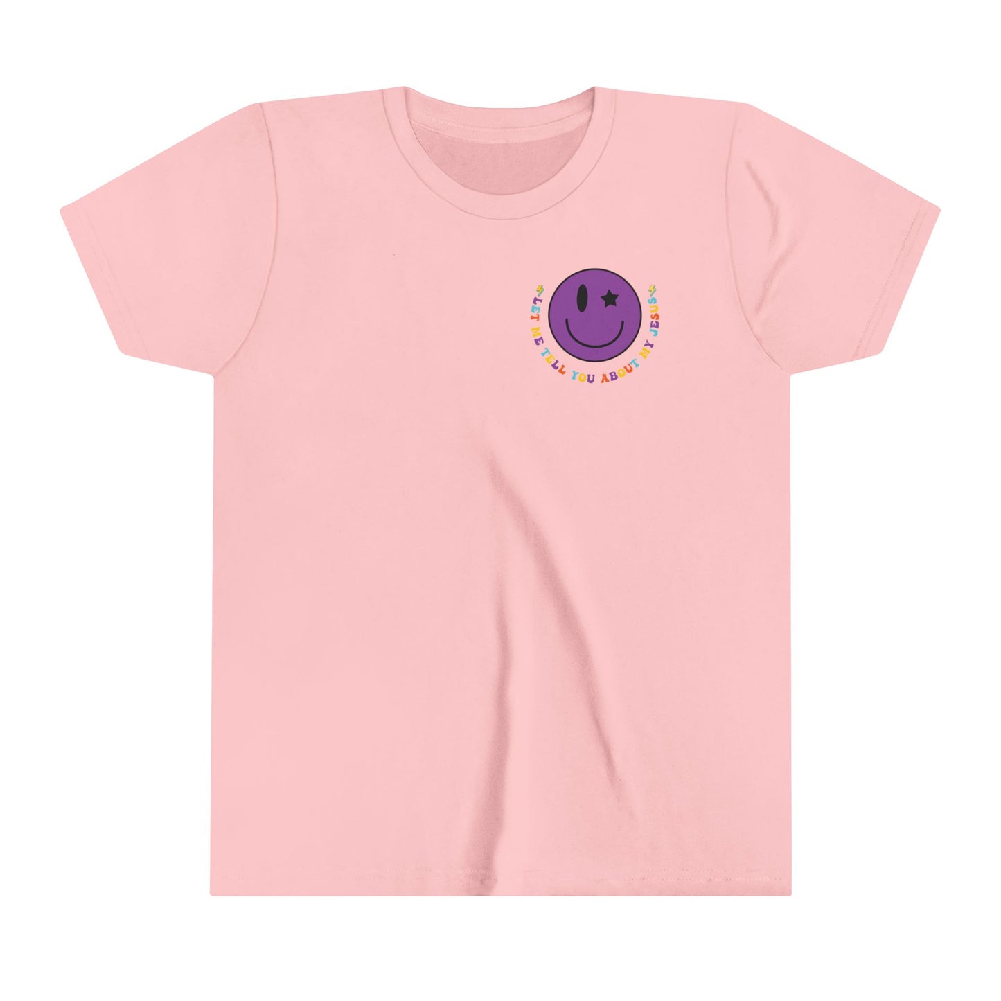 Kids Let Me Tell You About My Jesus Short Sleeve Tee