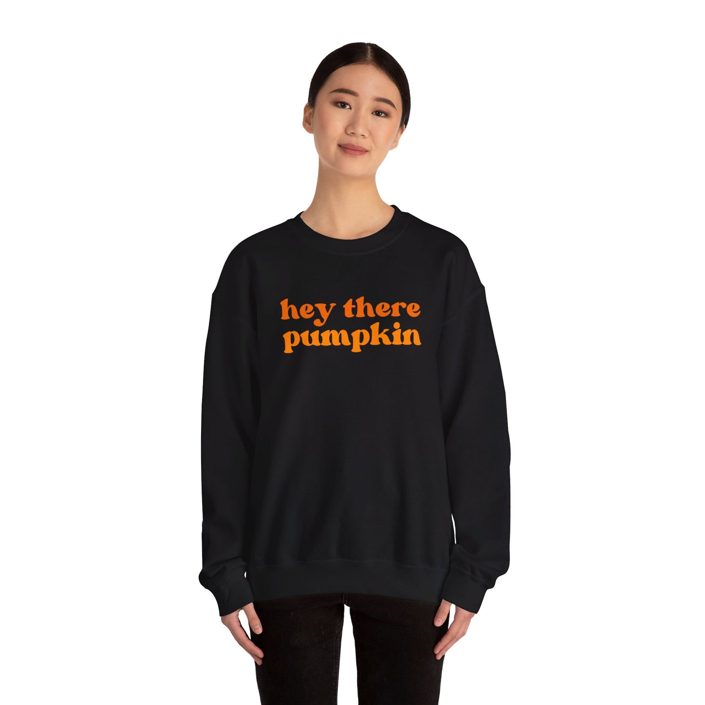 Hey There Pumpkin Adult Crewneck Sweatshirt