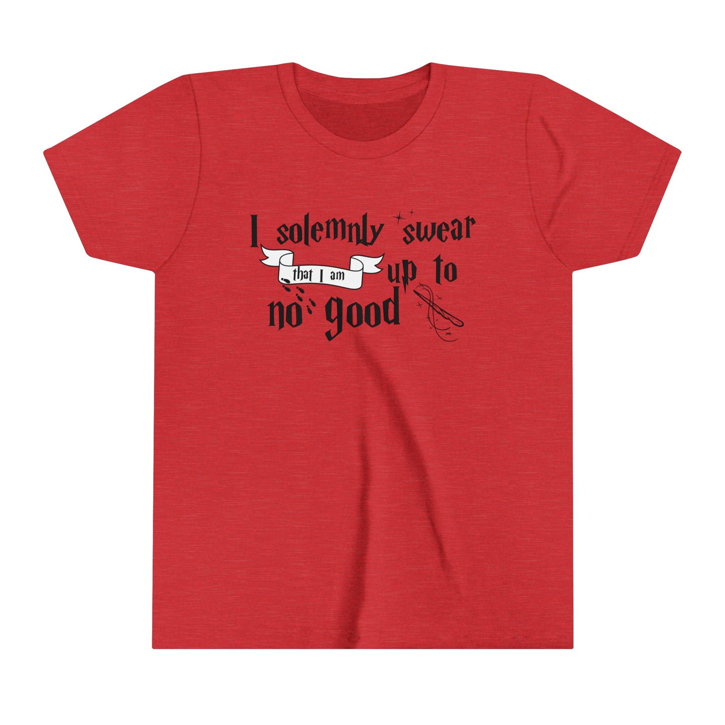 I Solemnly Swear I am Up to No Good Youth Short Sleeve Tee