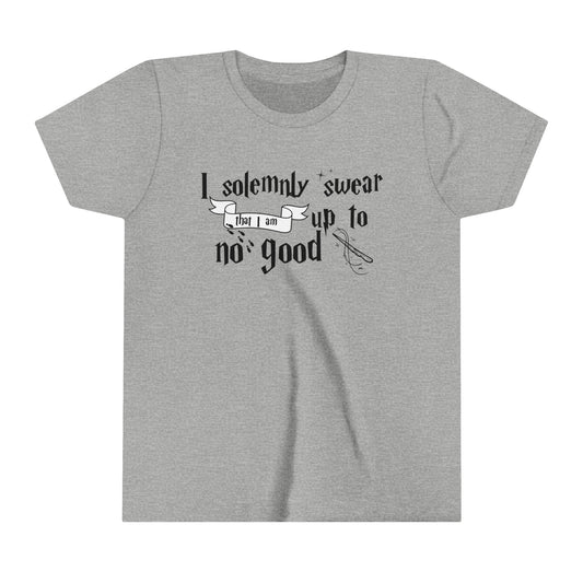 I Solemnly Swear I am Up to No Good Youth Short Sleeve Tee