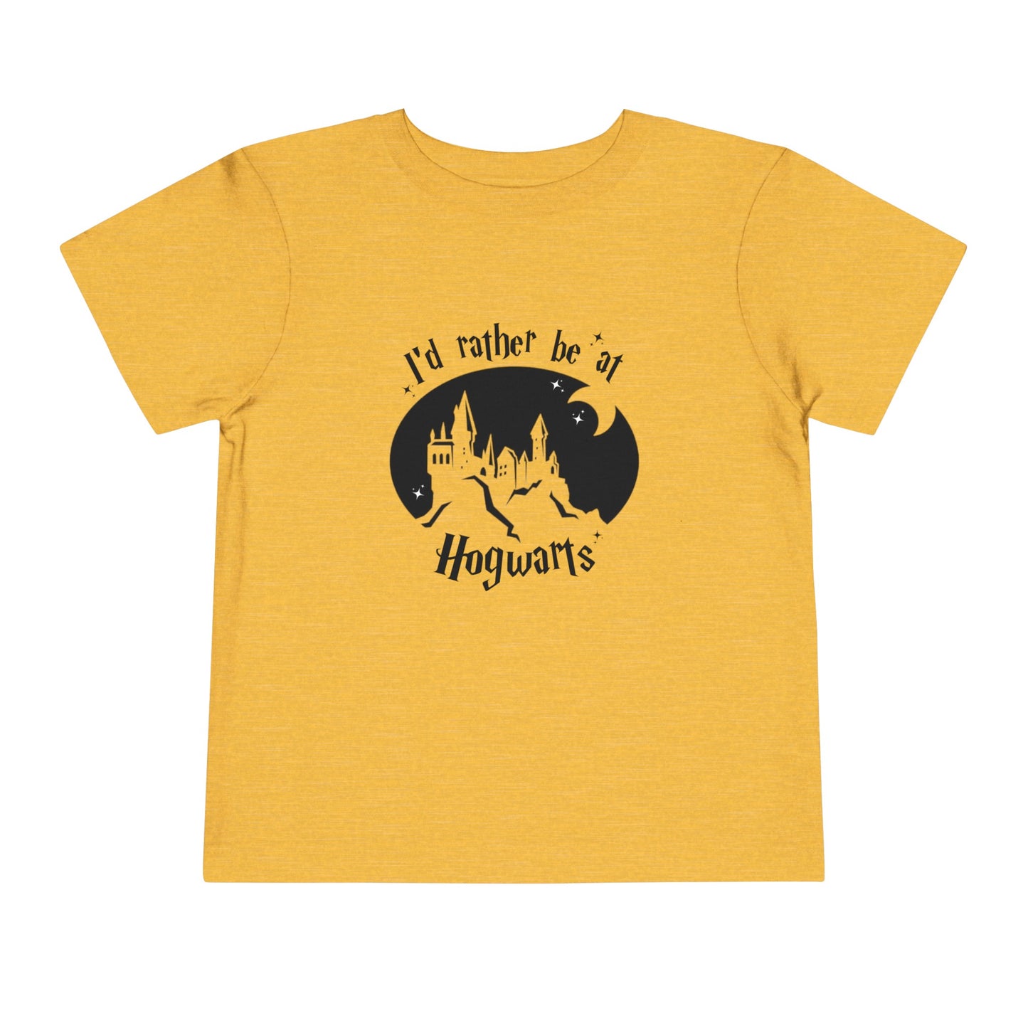 I'd Rather Be At Hogwarts Toddler Short Sleeve Tee