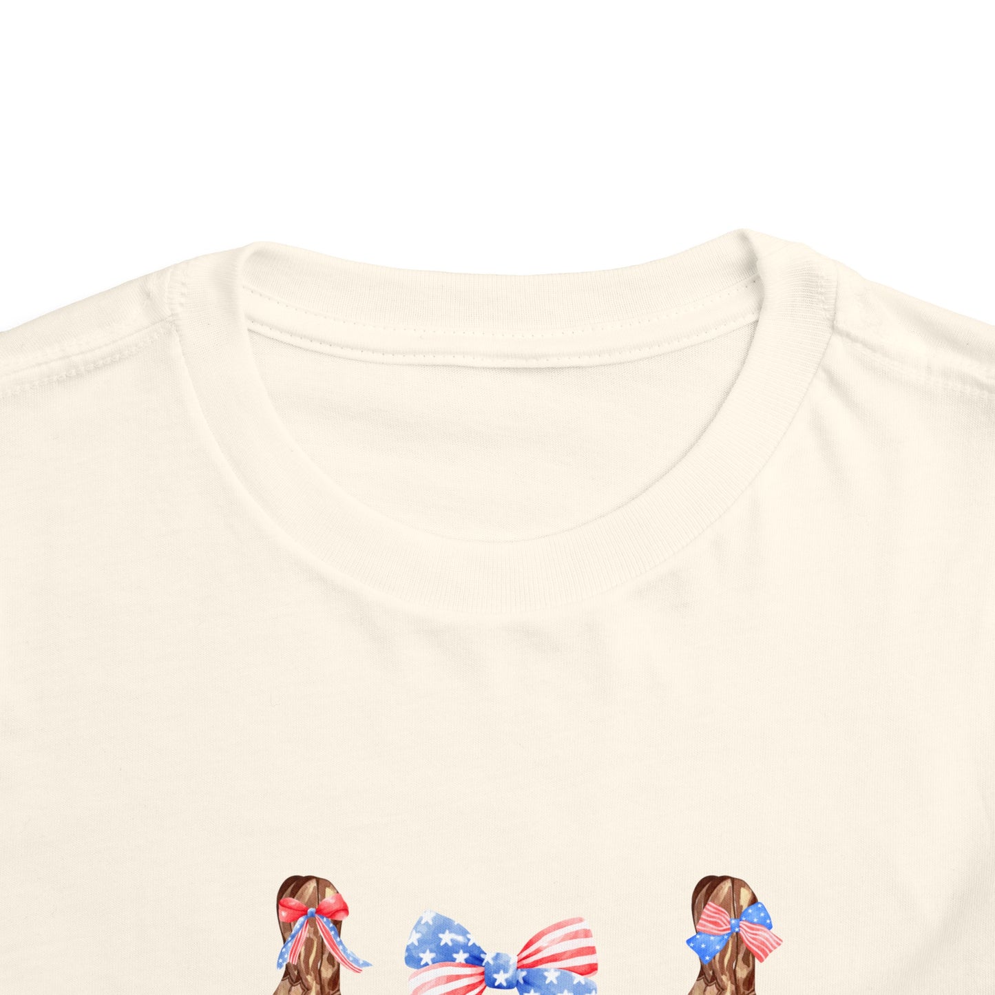 All American Boots & Bows Toddler Short Sleeve Tee
