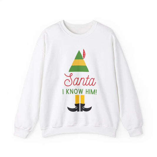 Santa! I Know Him Crewneck Sweatshirt
