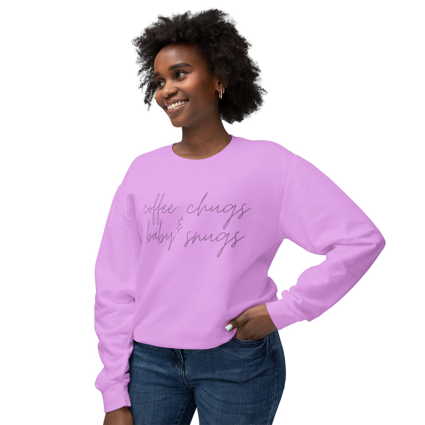 Coffee Chugs & Baby Snugs Crewneck Sweatshirt