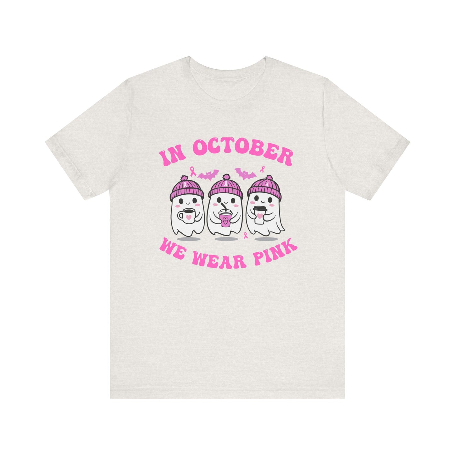 In October We Wear Pink Boo Short Sleeve Tee
