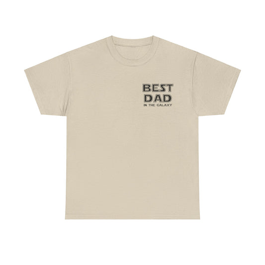 Best Dad in the Galaxy Unisex Heavy Cotton Tee