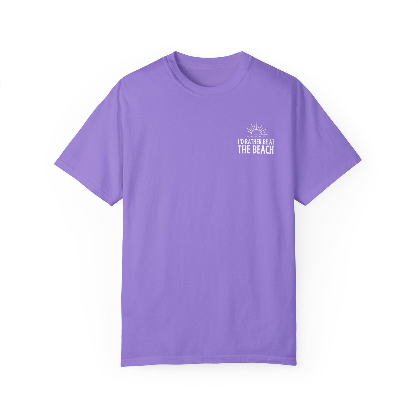 I'd Rather Be At the Beach Comfort Colors Garment-Dyed T-shirt