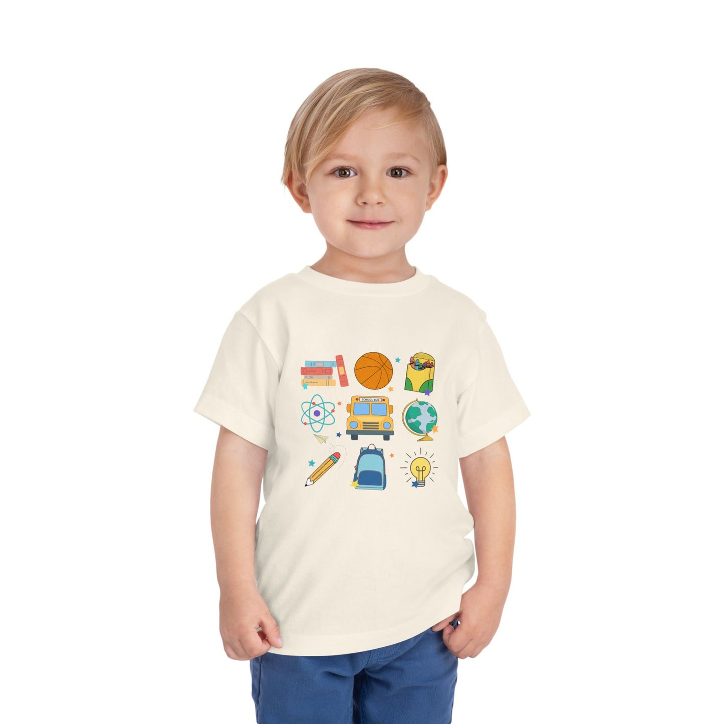 Back to School Toddler Short Sleeve Tee