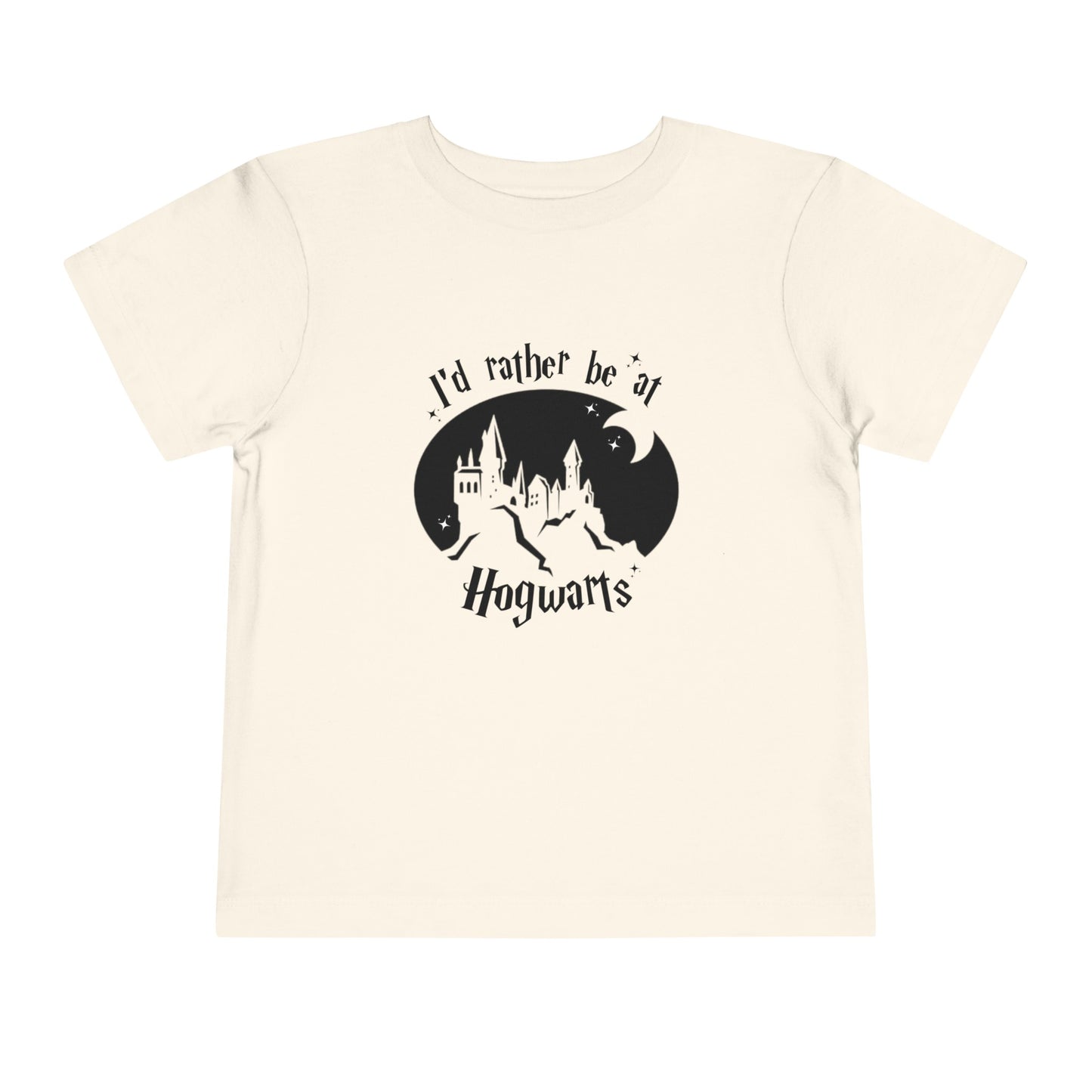 I'd Rather Be At Hogwarts Toddler Short Sleeve Tee