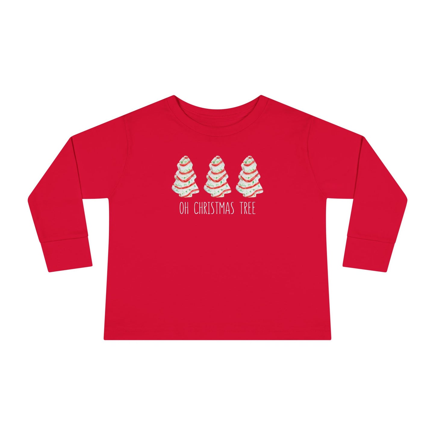 Oh Christmas Tree Toddler Long Sleeve Tee