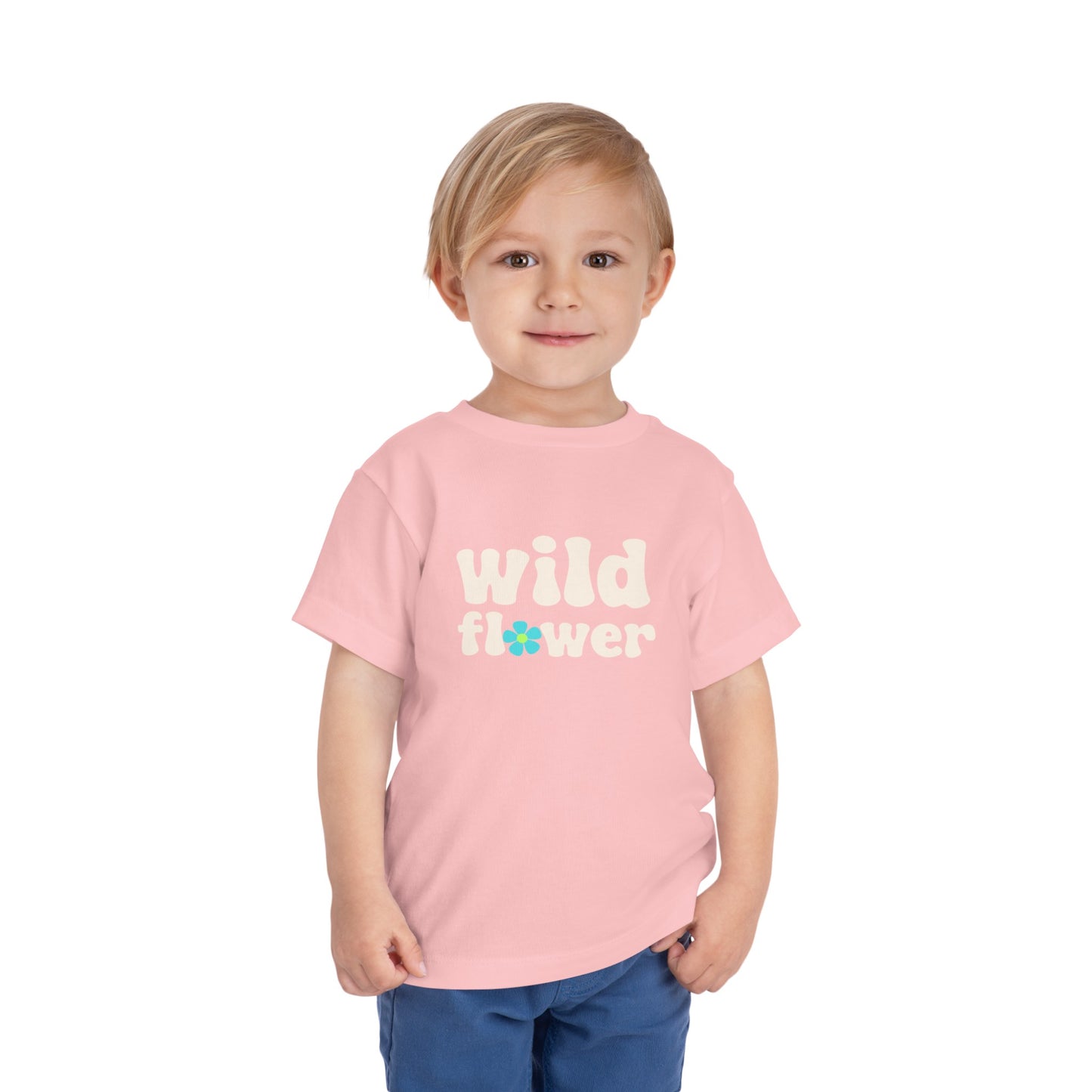 Wild Flower Toddler Short Sleeve Tee