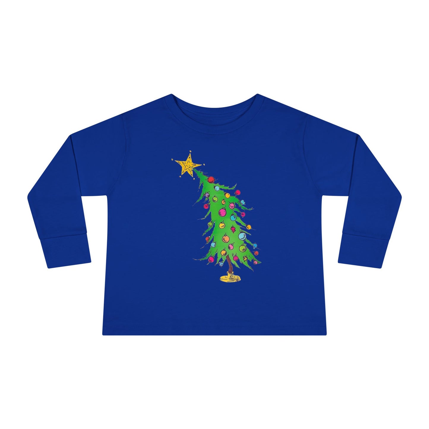 Welcome Christmas Toddler Long Sleeve Tee