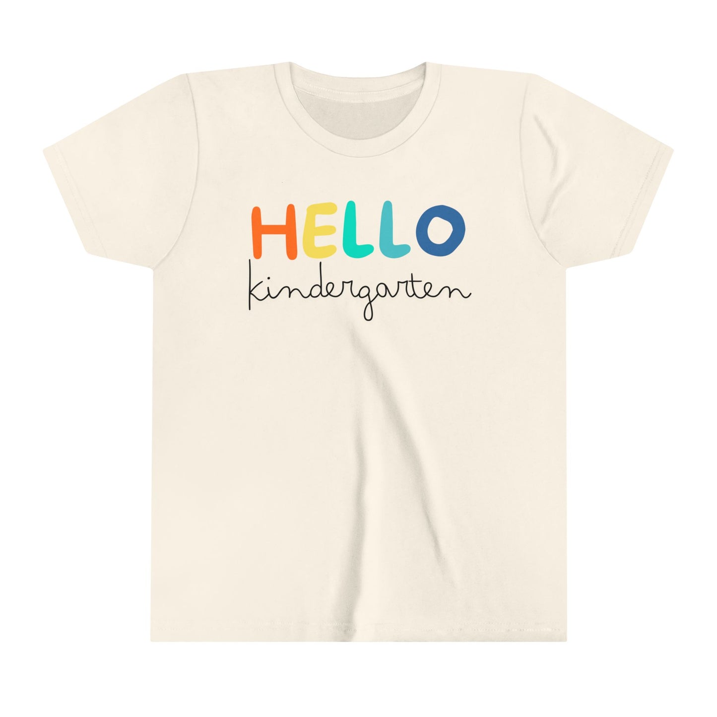 Hello Kindergarten Youth Short Sleeve Tee