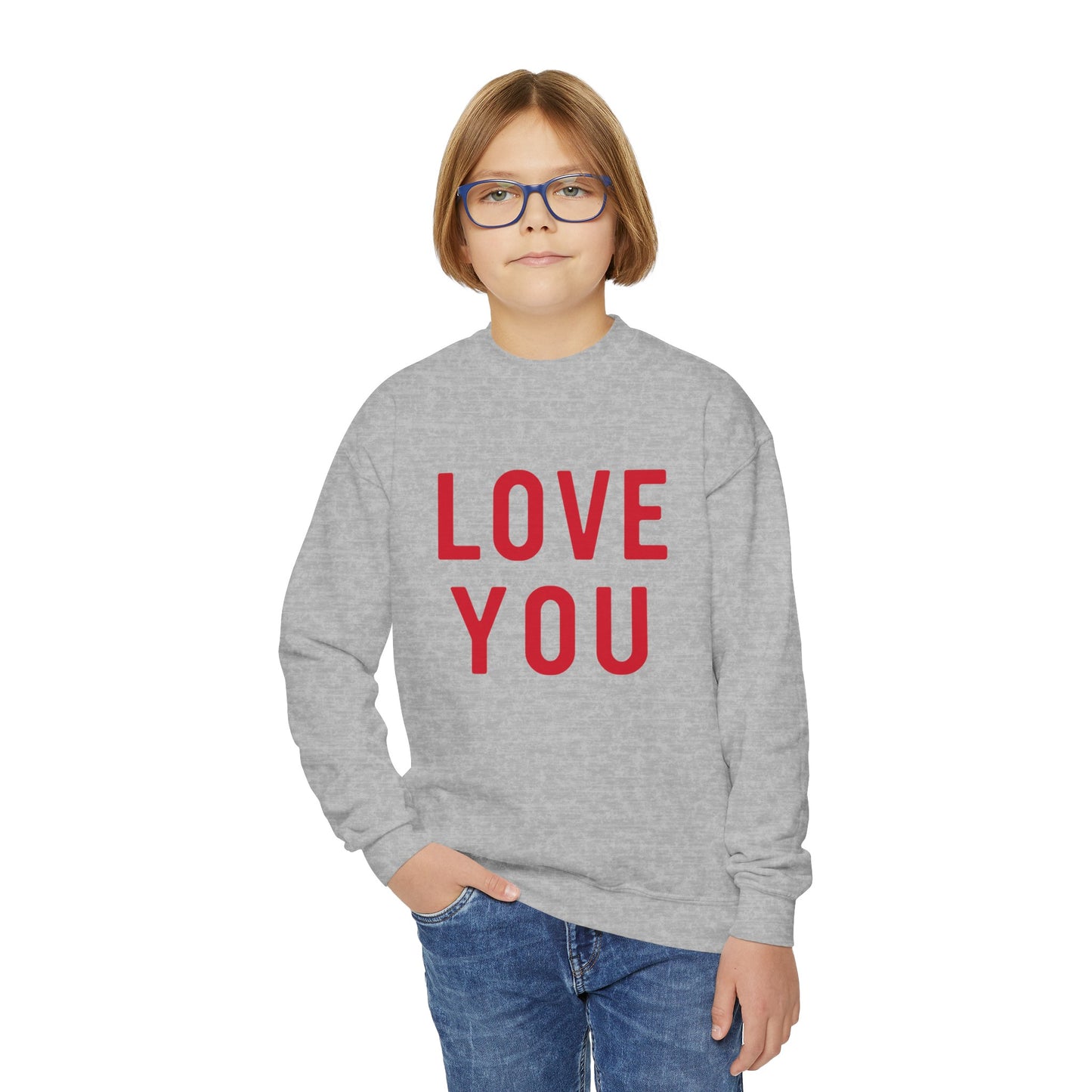 Love You Youth Valentine's Crewneck Sweatshirt