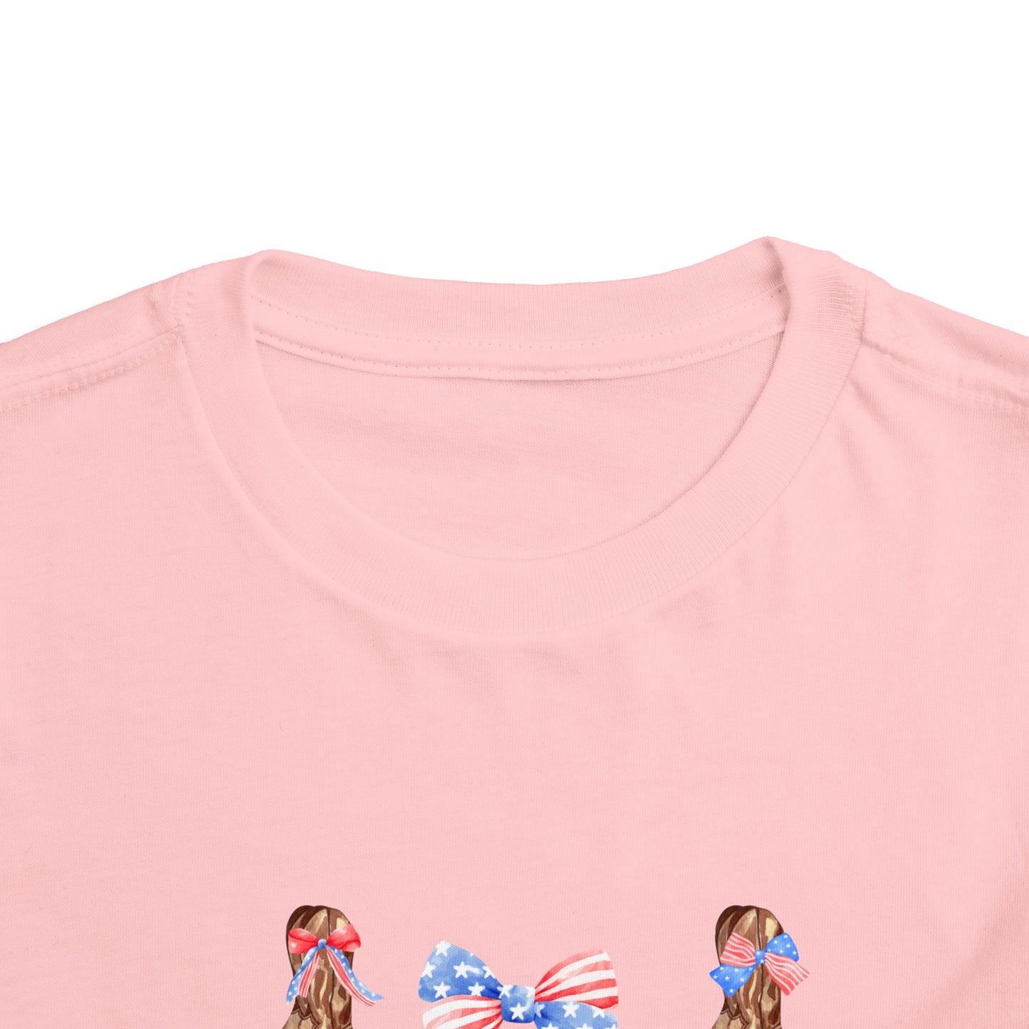 All American Boots & Bows Toddler Short Sleeve Tee