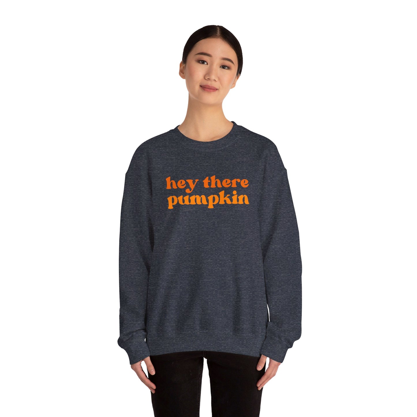 Hey There Pumpkin Adult Crewneck Sweatshirt