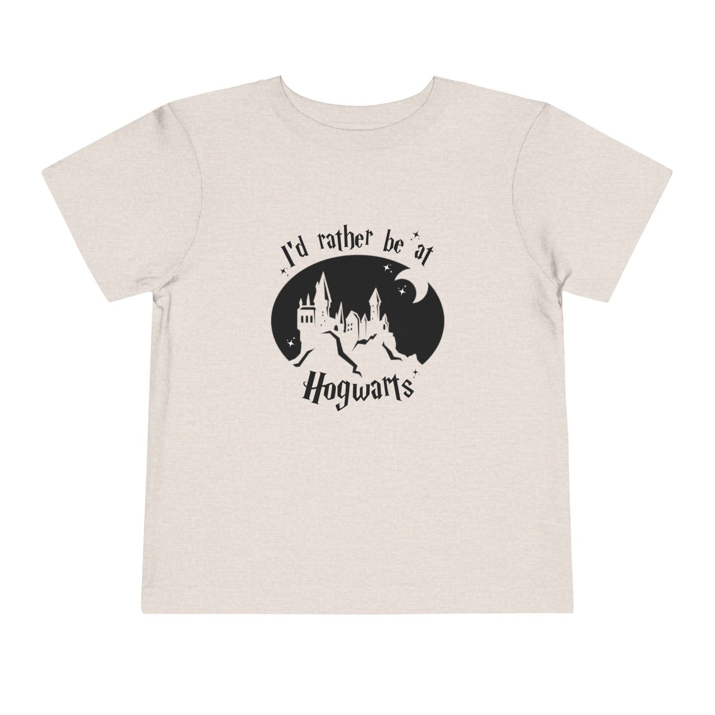 I'd Rather Be At Hogwarts Toddler Short Sleeve Tee