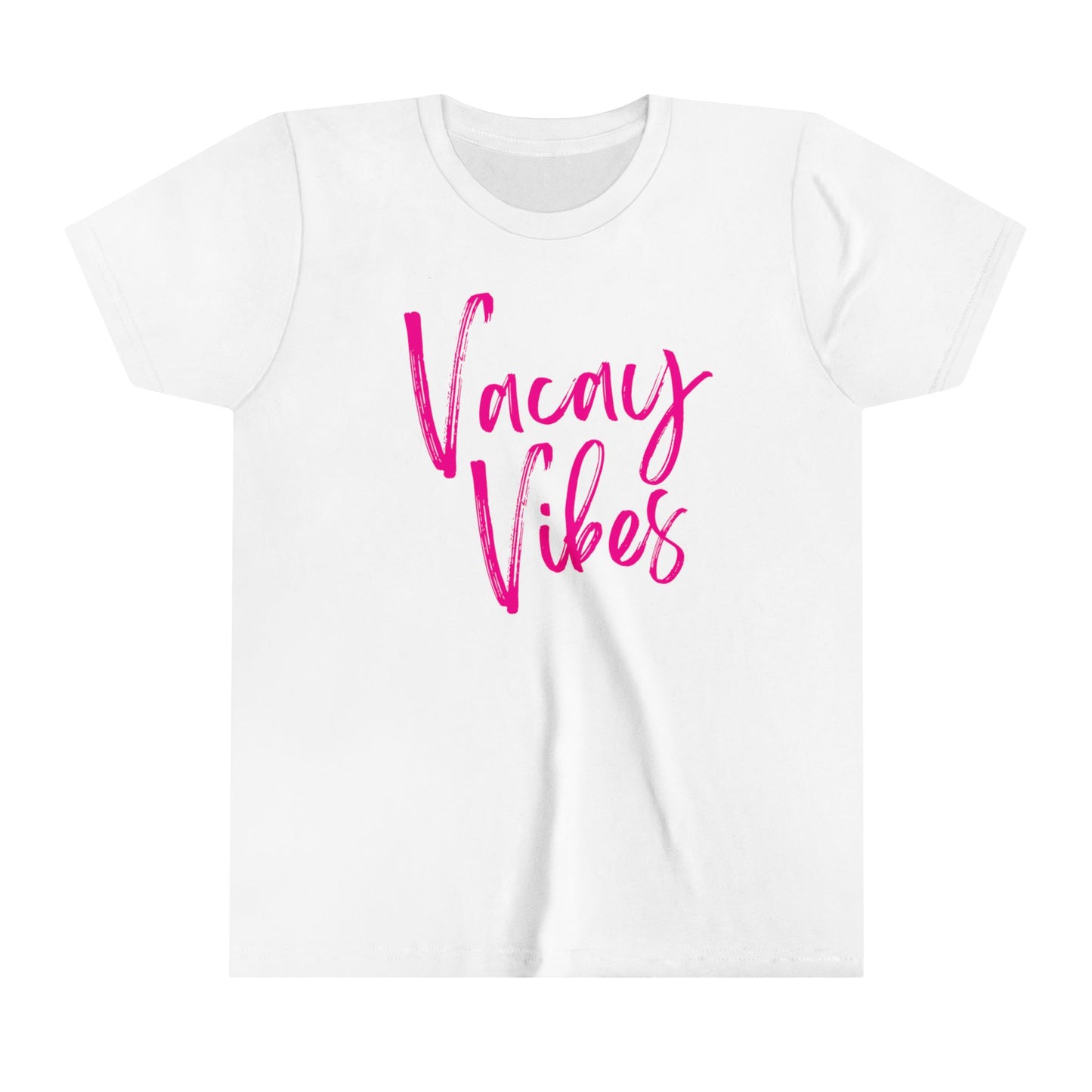Kids Pink Vacay Vibes Short Sleeve Tee