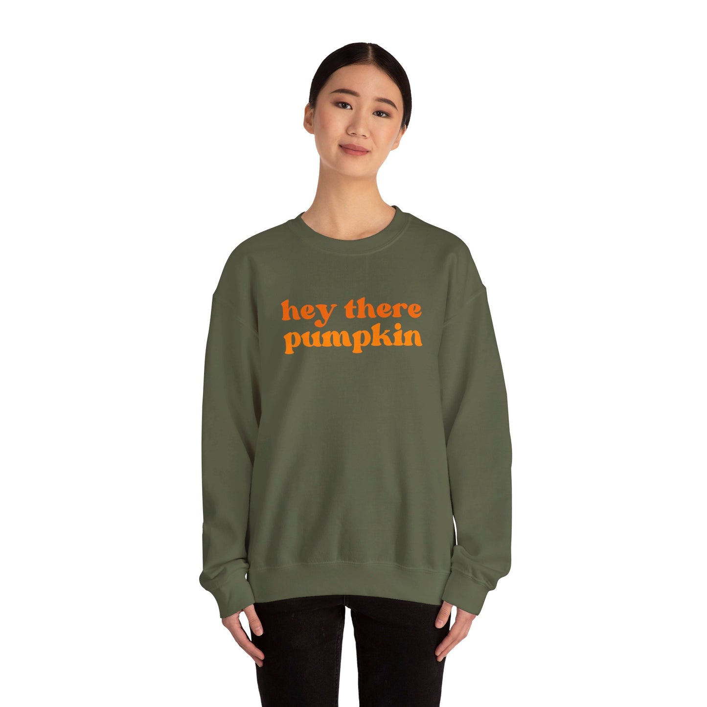 Hey There Pumpkin Adult Crewneck Sweatshirt
