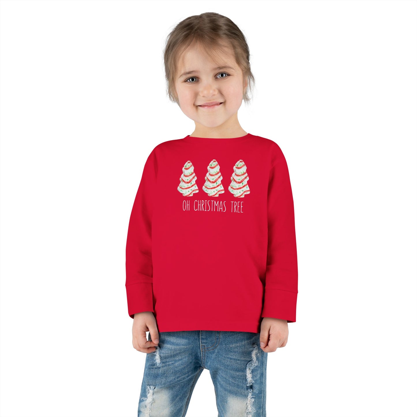 Oh Christmas Tree Toddler Long Sleeve Tee