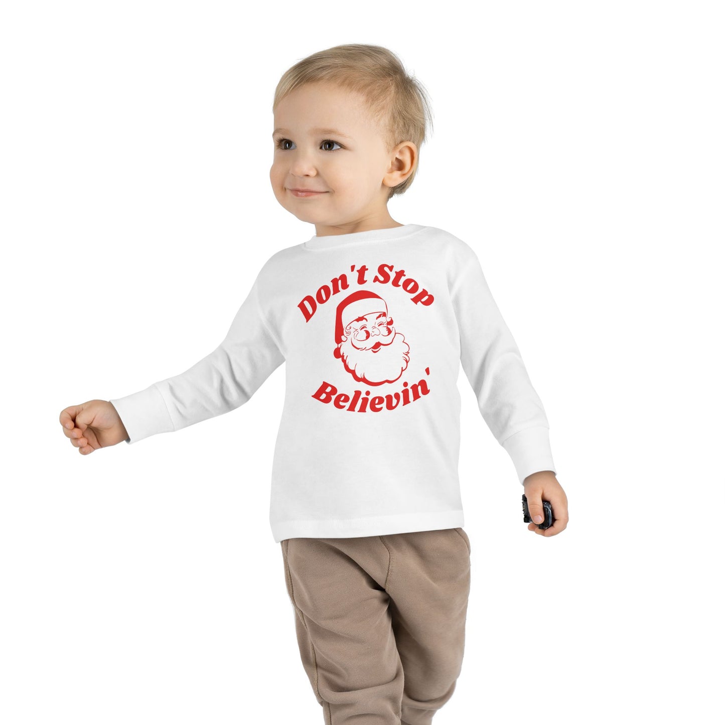 Don't Stop Believin' Toddler Long Sleeve Tee