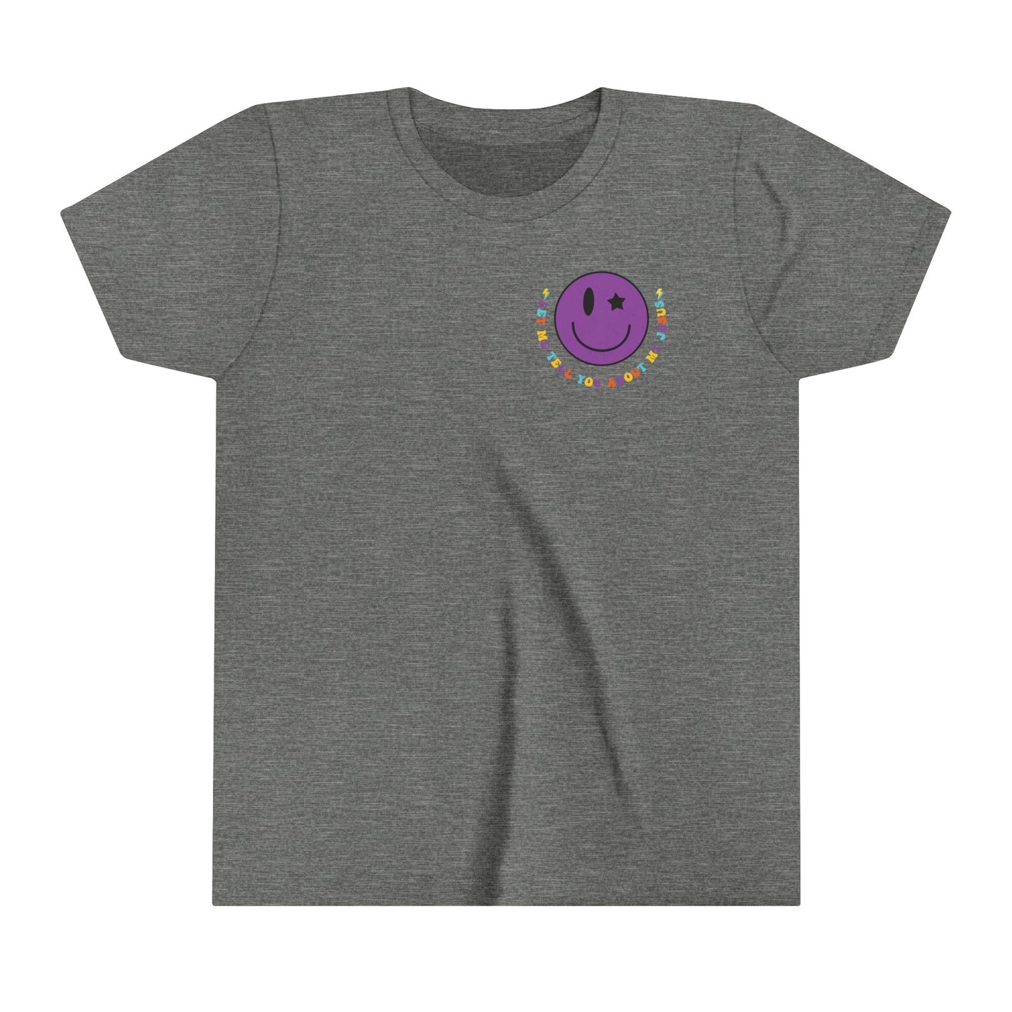 Kids Let Me Tell You About My Jesus Short Sleeve Tee