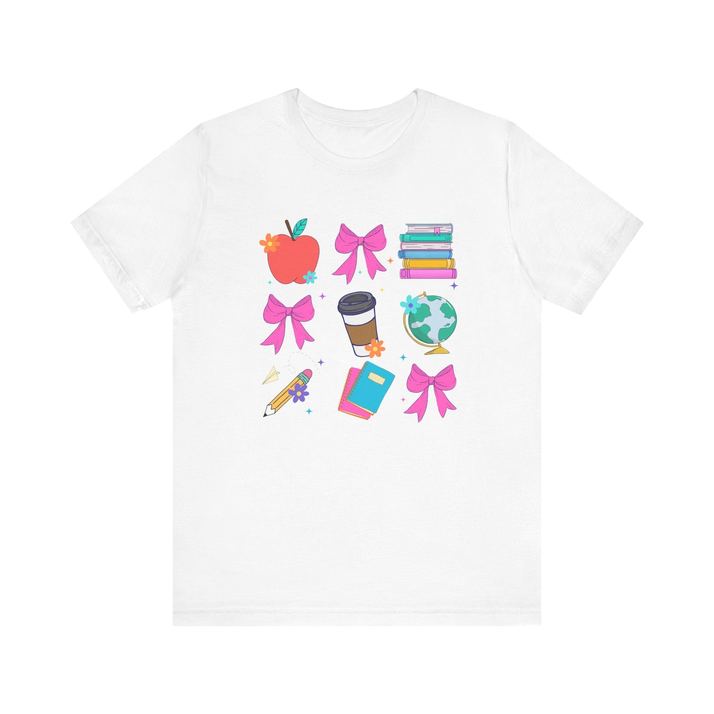 Teacher Bows Short Sleeve Tee