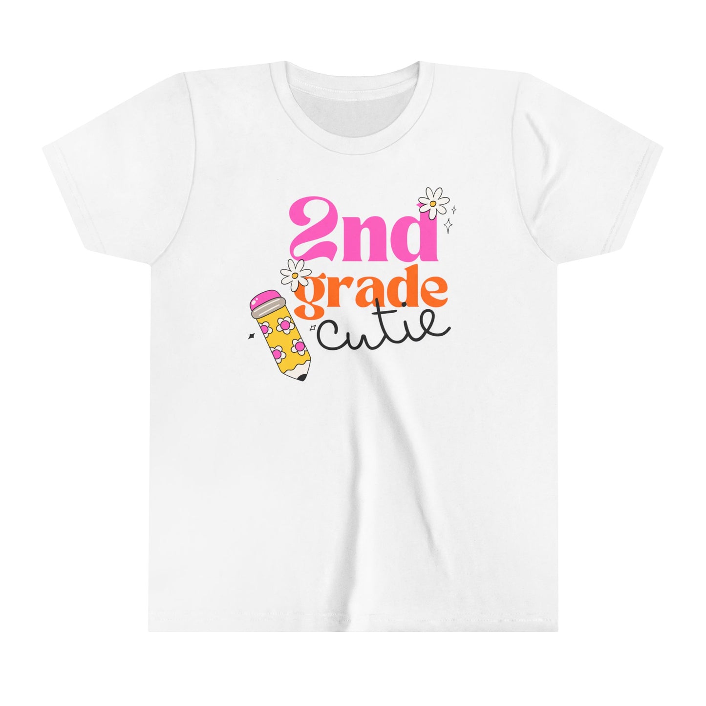2nd Grade Cutie Youth Short Sleeve Tee