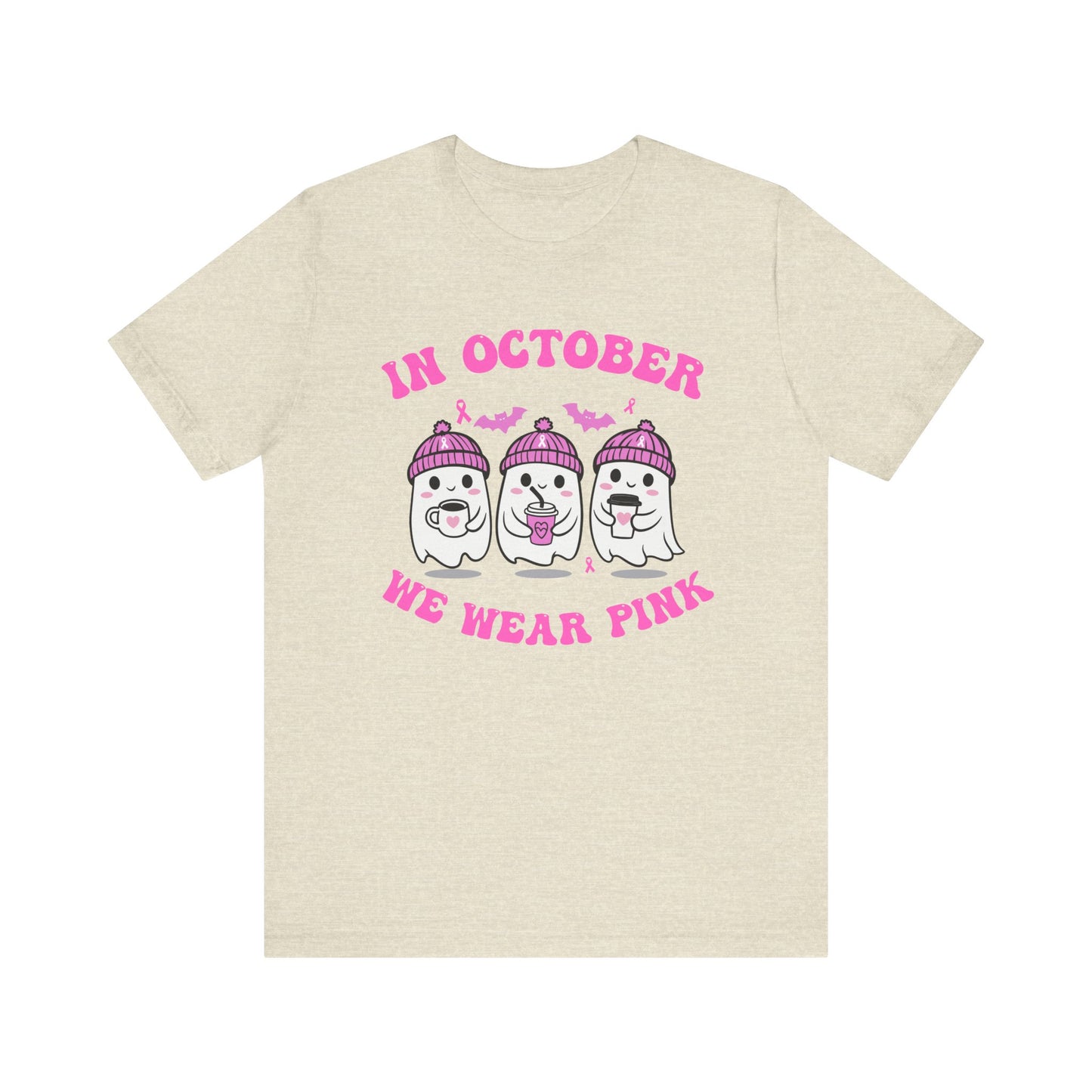 In October We Wear Pink Boo Short Sleeve Tee