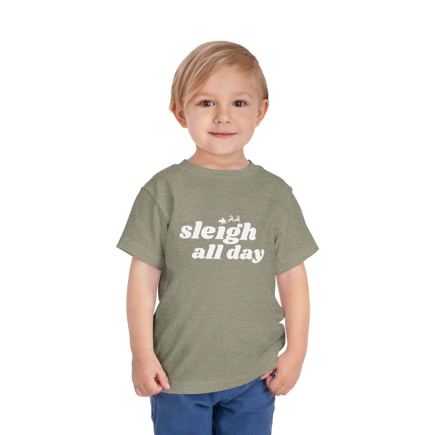 Sleigh All Day Toddler Short Sleeve Tee